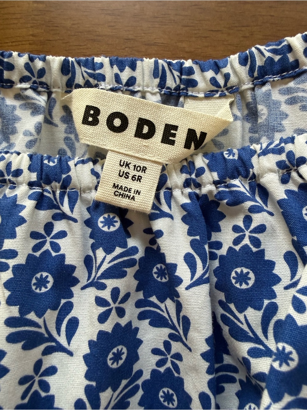 Boden Blue & White Floral Midi Dress 🌼💙 - Picture 5 of 9
